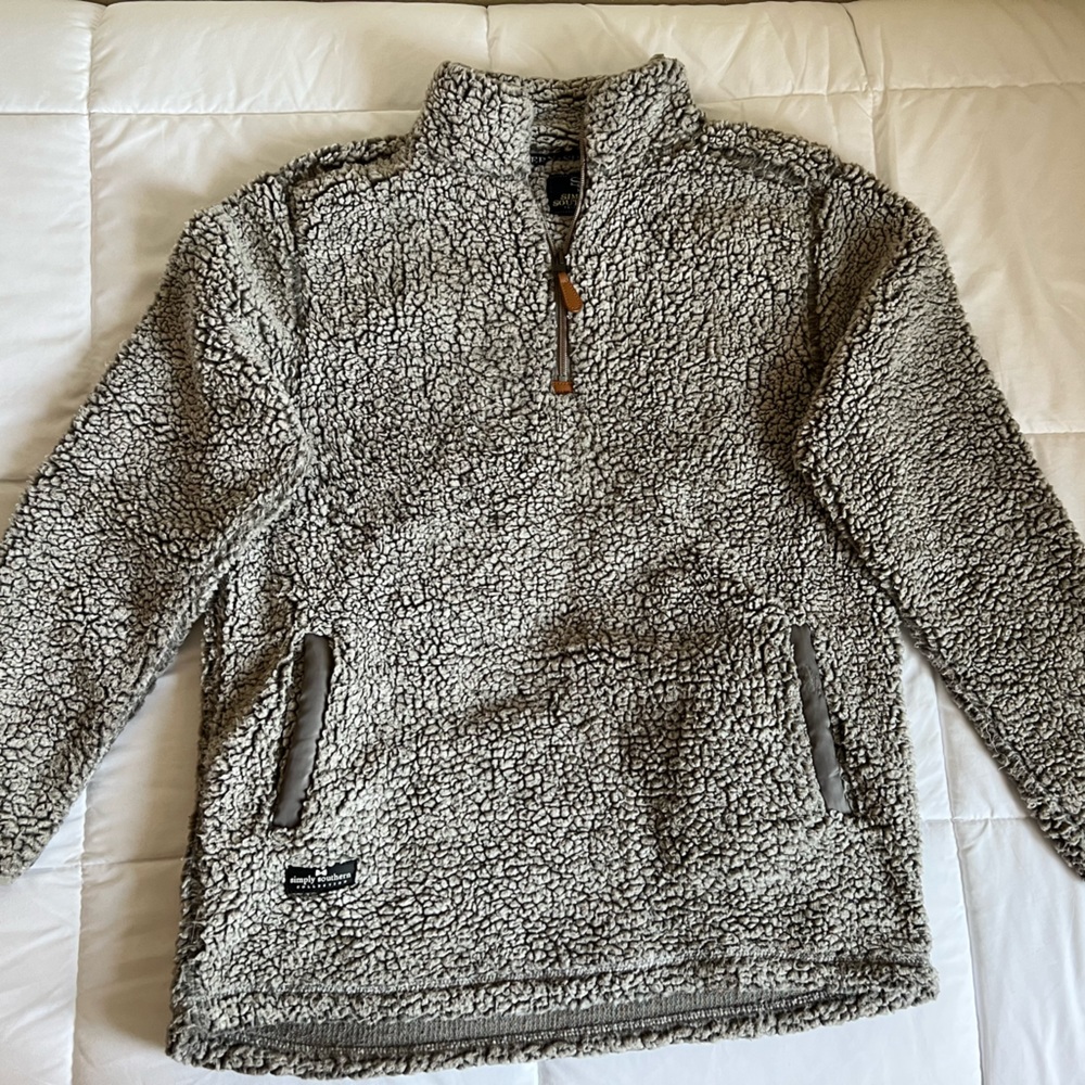 Simply southern Sherpa quarter zip jacket